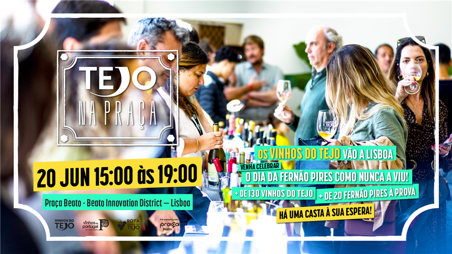 Dia da Fernão Pires celebra-se na 2.ª edição do Tejo na Praça em Lisboa